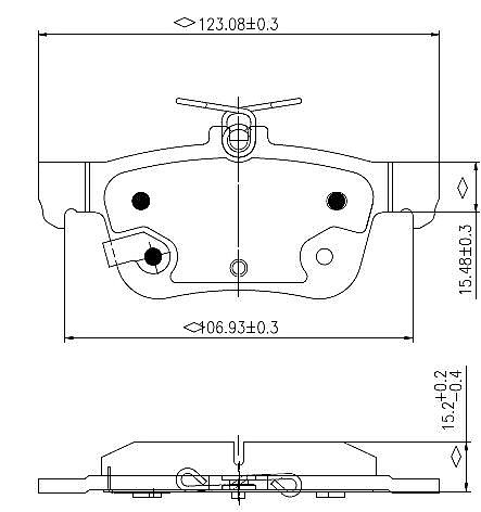 Rear HALO Brake Pads to fit Ford Focus ST 2.3 MK4