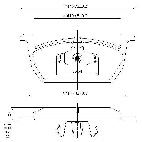 Front Brake Pads to fit Audi A1 City Carver (GBH) 30 TFSI and others