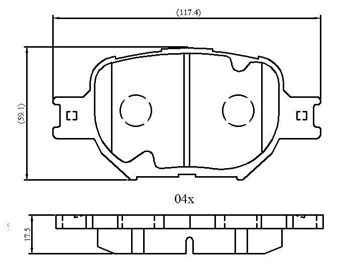 Front Brake Pads to fit Toyota CELICA Coupe (T23) 1.8 16V TS (ZZT231, ZZT231R) and others