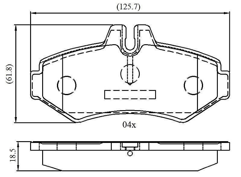 Rear Brake Pads to fit Mercedes-Benz G-CLASS (W461) G 290 TD (461.335, 461.336) and others