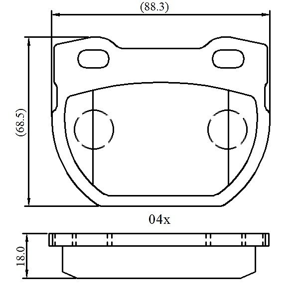 Rear Brake Pads to fit Land Rover DEFENDER Cabrio (L316) 2.2 Td4 4x4 (L317) and others