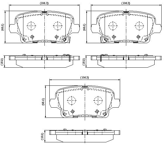 Rear Brake Pads to fit Vauxhall INSIGNIA Mk II (B) Country Tourer (Z18) 2.0 GSi 4x4 (47) and others