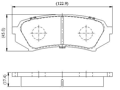 Rear Brake Pads to fit Toyota LAND CRUISER 100 (J1) 4.2 TD (HDJ100, HDJ100) and others
