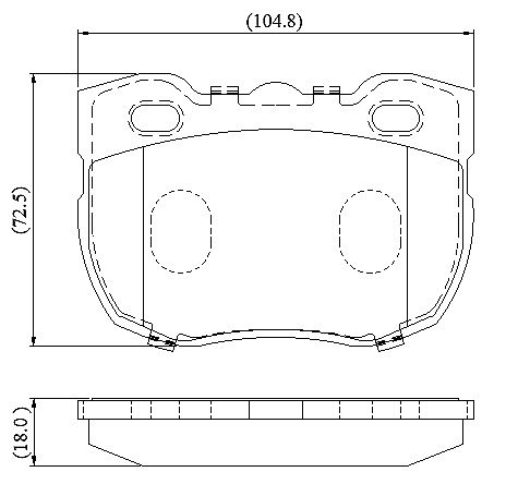 Front Brake Pads to fit Carbodies FX FAIRWAY 2.7 TD and others