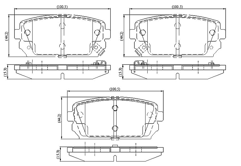 Rear Brake Pads to fit Kia CARENS III MPV (UN) 1.6 CVVT and others