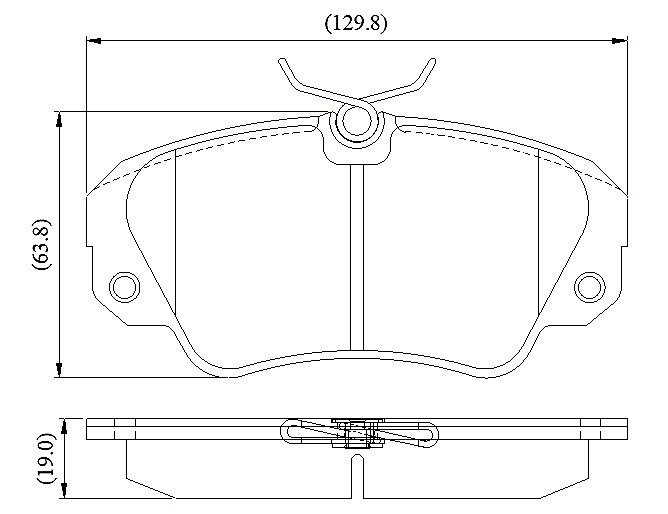 Front Brake Pads to fit Opel OMEGA B (V94) 2.0 16V (F69, M69, P69) and others
