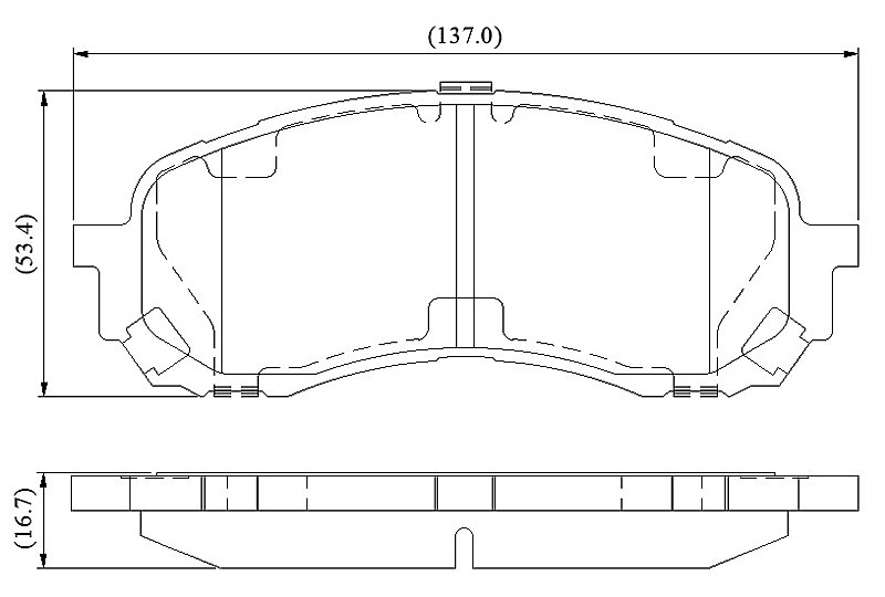 Front Brake Pads to fit Subaru IMPREZA Estate (GG) 1.6 AWD and others