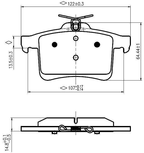 Rear Brake Pads to fit Jaguar XF I (X250) 5.0 Kompressor and others