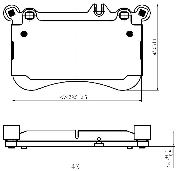 Mercedes A45 AMG W176 Front HALO Brake Pads