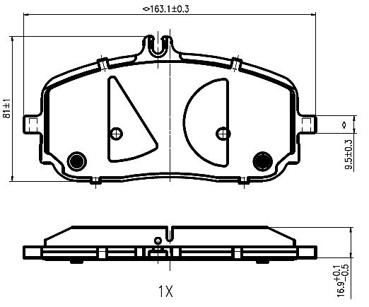 Front Brake Pads to fit Mercedes-Benz A-CLASS (W177) A 200 (177.087) and others