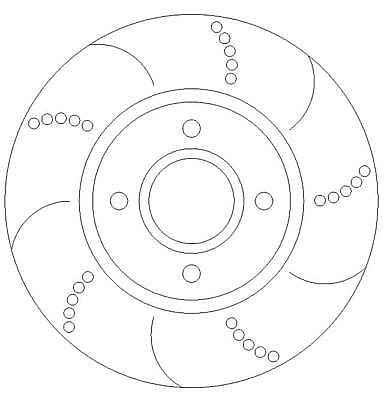 Front Brake Discs to fit BMW 3 Series E46 330 Performance Dimpled Grooved