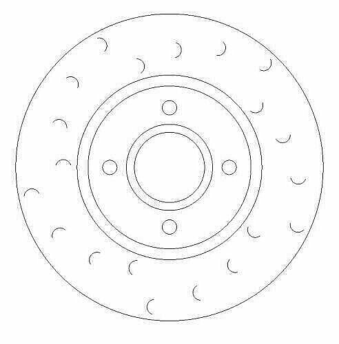 Fiesta ST 200 Front Brake Discs and Mintex Pads