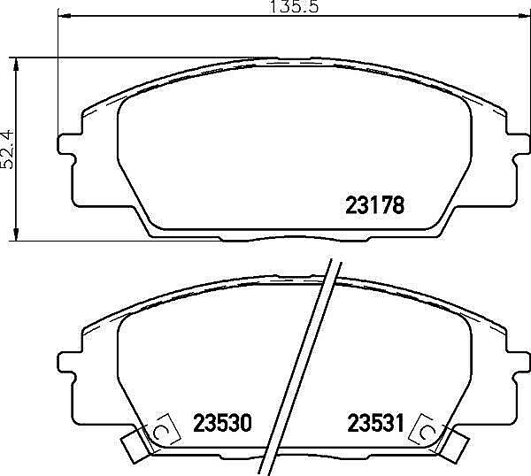 Honda Civic Type R EP3 Brake Discs and Pads Front and Rear Stage 1 Upgrade