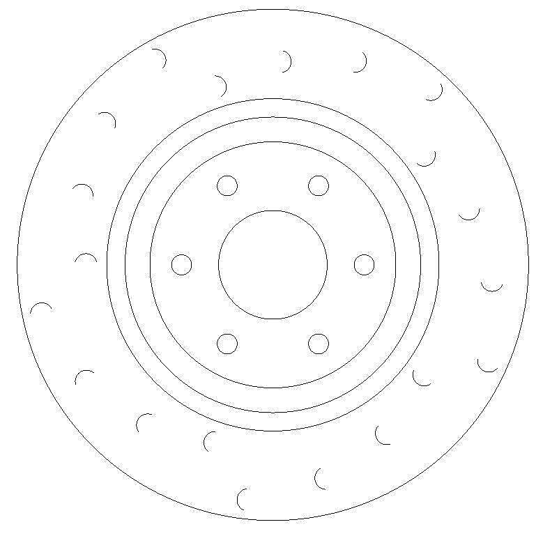 Front Brake Discs to fit Nissan Navara D40
