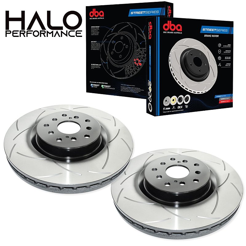 to fit Subaru Impreza WRX STi Front Brake Discs 326mm High Carbon X2 DBA Upgrade