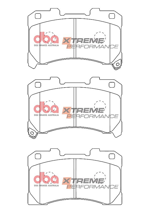 Toyota Yaris GR Front DBA Xtreme Brake Pads