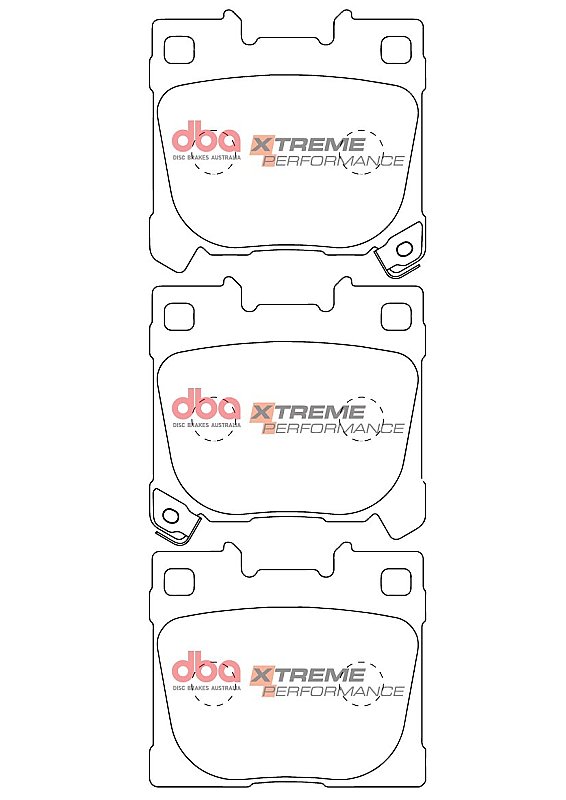 Toyota Yaris GR Rear DBA Xtreme Brake Pads