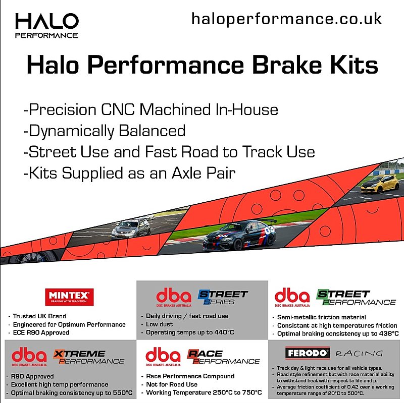 Front Brake Discs with Mintex Pads to fit Mini Cooper S R56 174HP