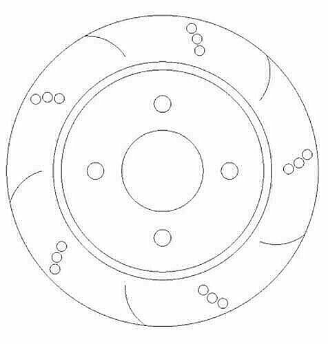 Fiesta ST Rear Brake Discs and Pads ST150 ST180