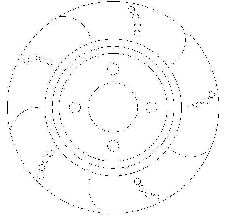 Mini Cooper S Front Brake Discs and Mintex Pads R50 R53 R52 Dimpled Grooved