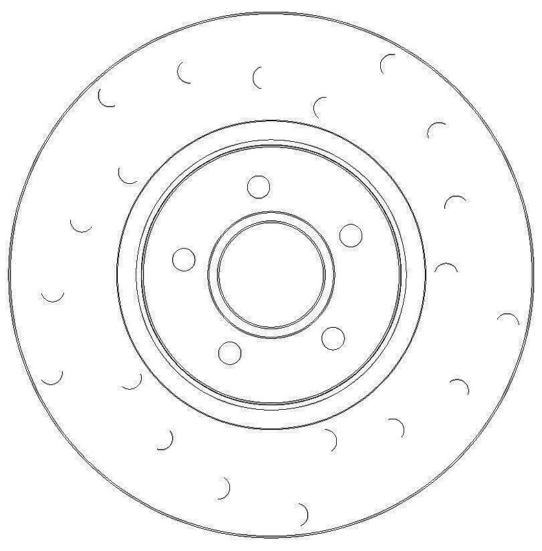 Focus ST 250 Front Brake Discs and Jurid Pads
