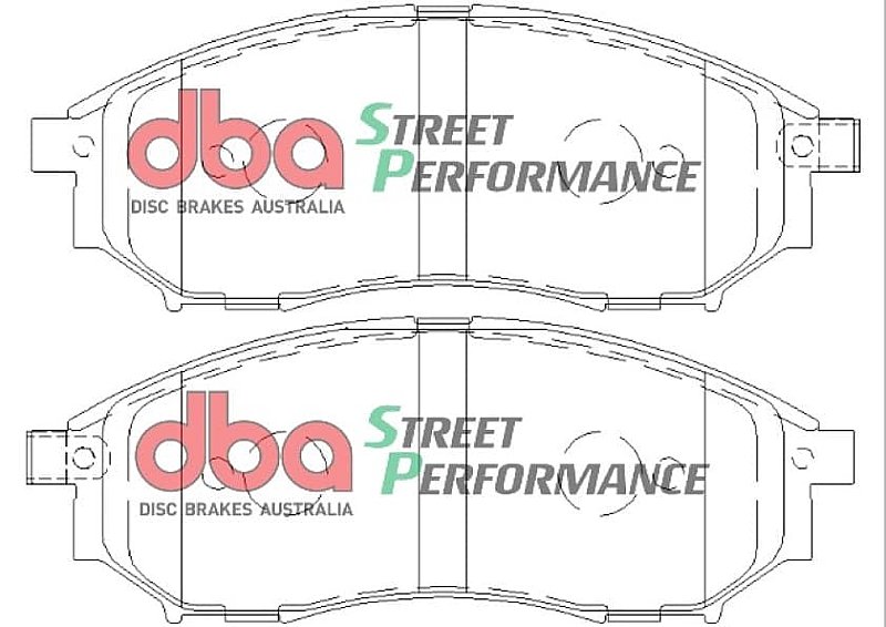DBA Performance Street Pads for Nissan Navara D40