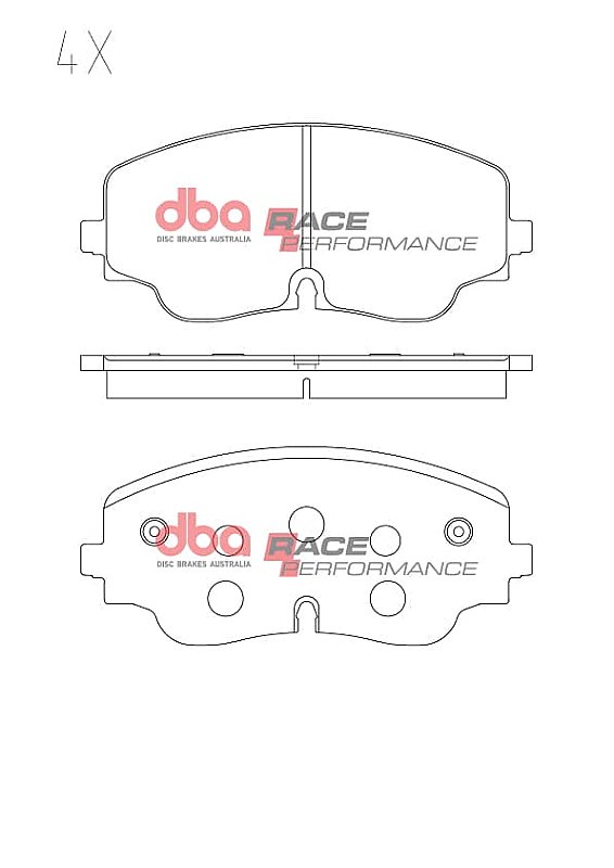 VW Golf R MK8 Front DBA Race Brake Pads