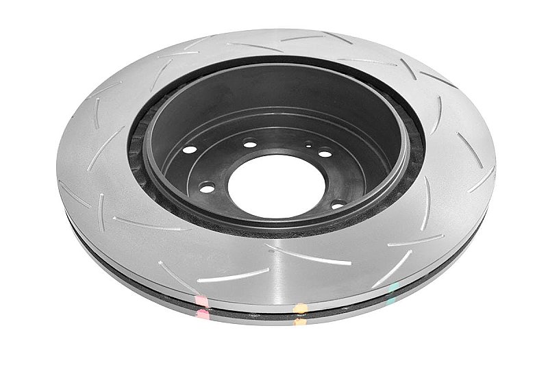 Rear DBA 4000 Series T3 Slotted Brake Discs to fit Mitsubishi Evo X