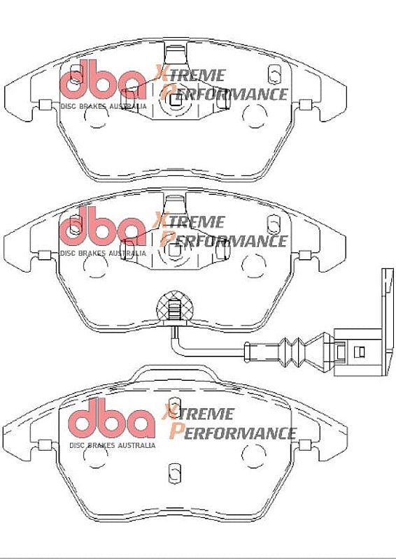 VW Polo 1.8 GTI Front C-Hook Discs with DBA Xtreme Pads