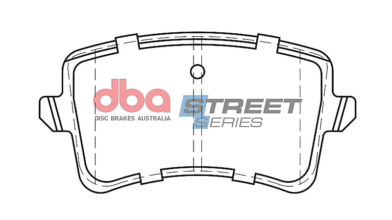 Rear DBA Street Series Ceramic Pads DB2185SS