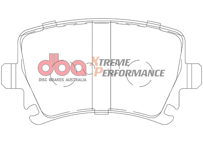 Rear DBA Xtreme Brake Pads to fit Seat Cupra 265 280 290