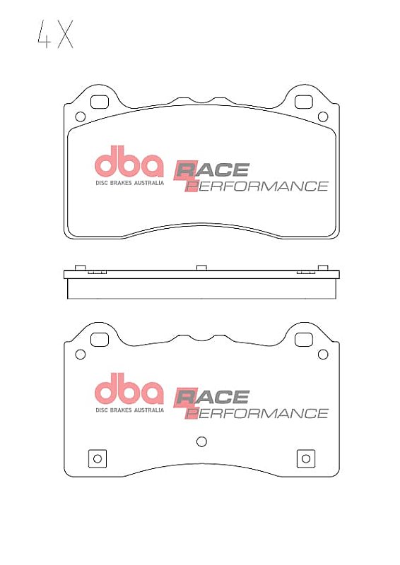 Focus RS MK3 Front DBA Race Performance Brake Pads