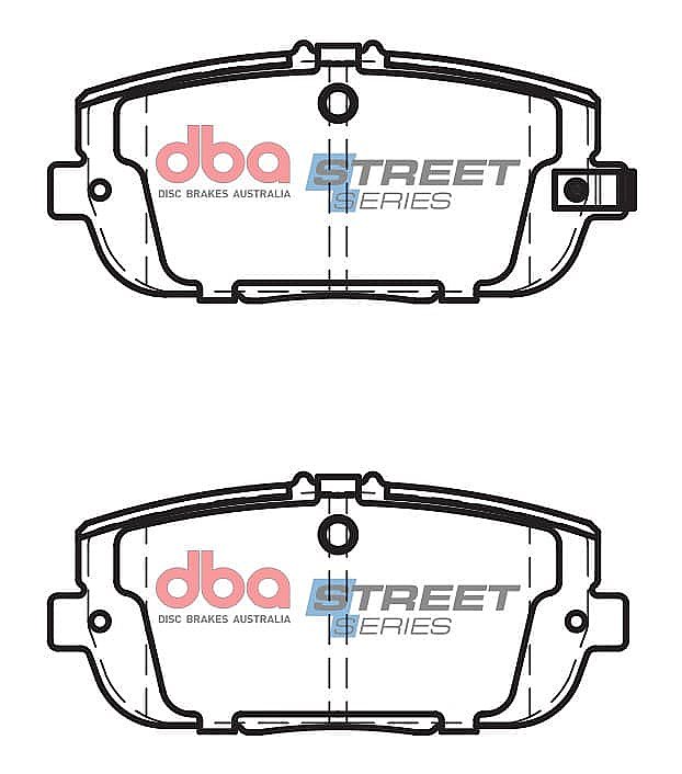 Rear DBA Street Series Ceramic Pads DB2064SS
