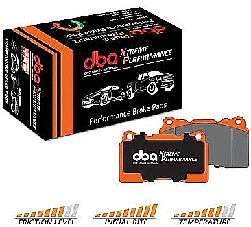 Rear DBA Xtreme Performance Pads to fit Audi VW Cupra