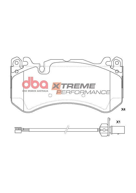 Audi RS6 C7 Front DBA Xtreme Brake Pads