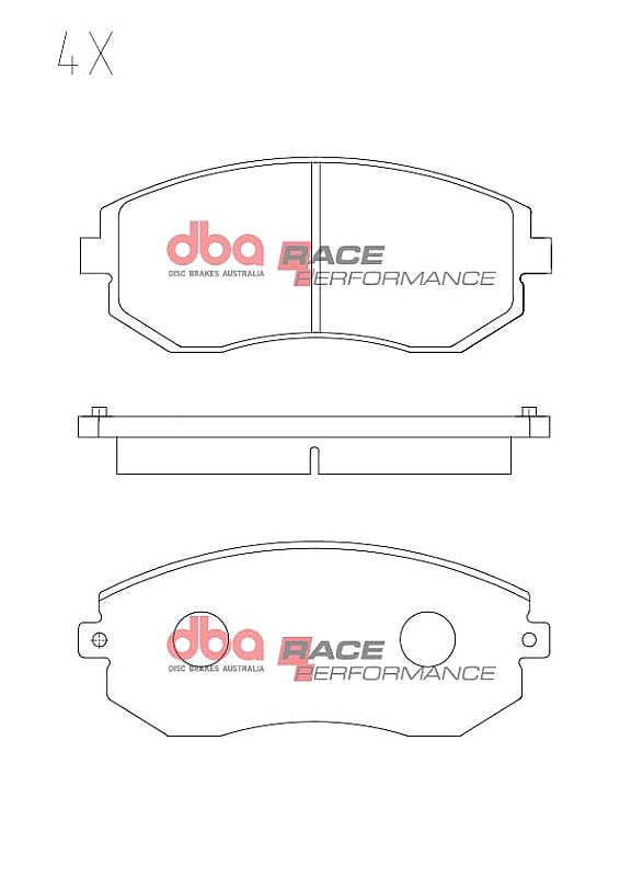 Front DBA Race Performance Brake Pads DB1491RP