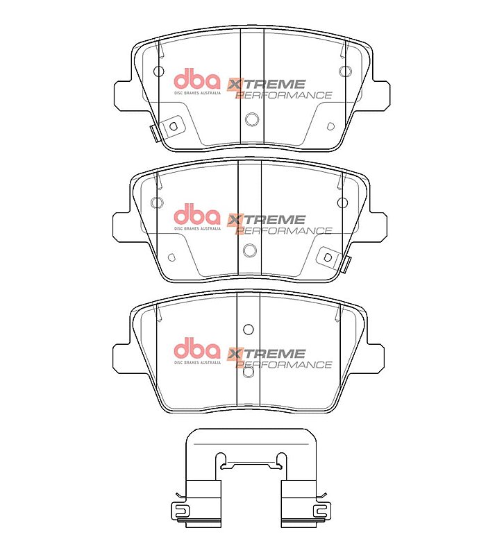 Hyundai I30N Rear C-Hook Discs With DBA Xtreme Pads