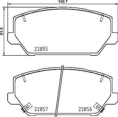 Hyundai I30N PFL Front Dimpled & Grooved Discs with Mintex Pads