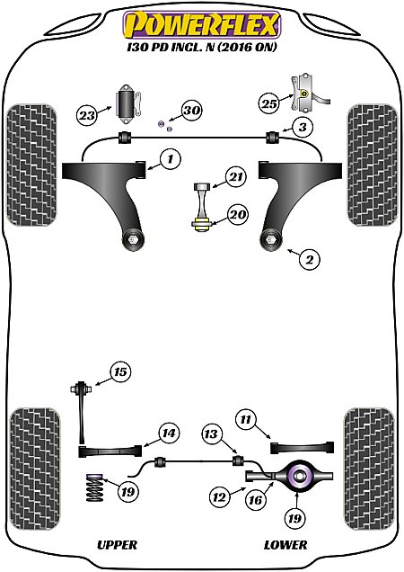 Hyundai I30 N Lower Torque Mount - Motorsport