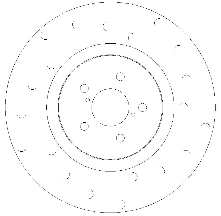 Front Brake Discs 326 mm to fit Subaru Impreza Saloon (GD) - Image 1