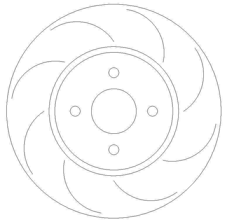 Front Grooved Brake Discs 300 mm to fit Ford Focus MK1 (DAW, DBW) - Image 1