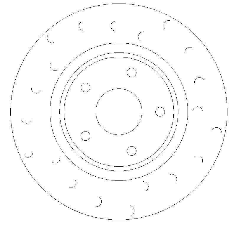 Civic Type R EP3 FN2 Front C Hook Discs with Ferodo DS2500 Pads - Image 1