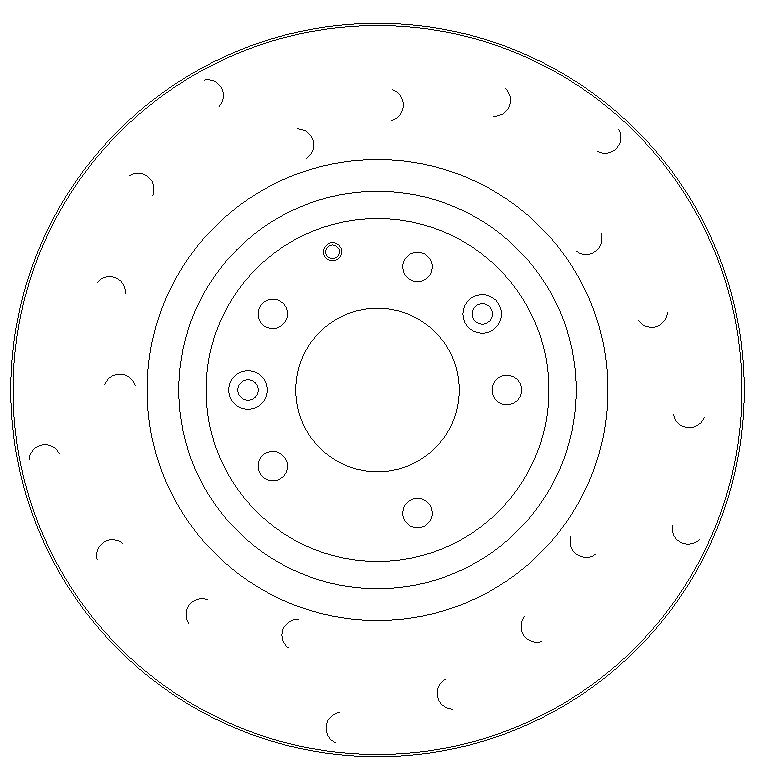 Front Brake Discs 323 mm to fit Mazda Rx-8 (SE, FE) - Image 1