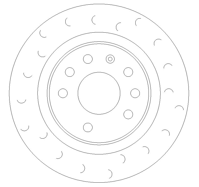 Rear Brake Discs 278 mm to fit Vauxhall Astra H (A04) Vauxhall and others - Image 1