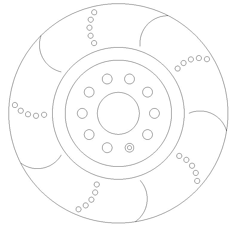 Front Grooved Brake Discs 340mm to fit Audi S3 / Golf R / Cupra and More - Image 7