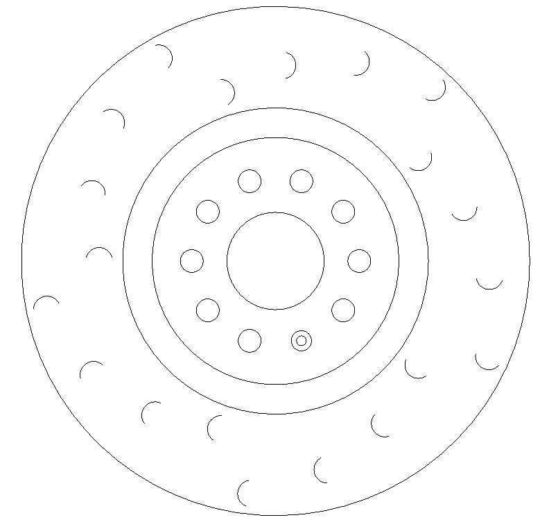 Front Grooved Brake Discs 340mm to fit Audi S3 / Golf R / Cupra and More - Image 1
