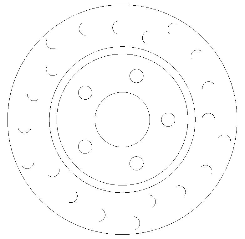 Front Brake Discs 280 mm to fit BMW 2 Series Series Active Tourer (F45) Mini and others - Image 1