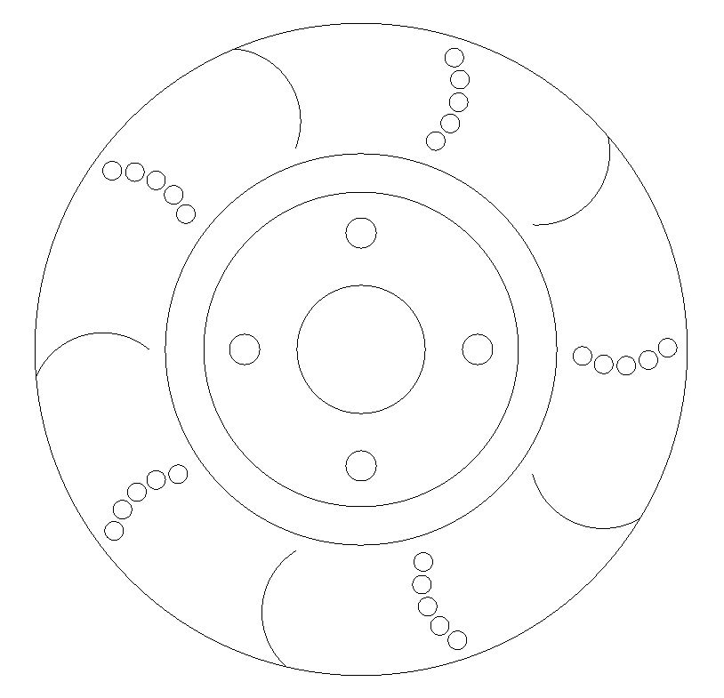 Front Brake Discs 280 mm to fit Fiat 124 Spider (348_) Mazda and others - Image 1