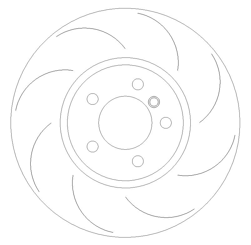 Front Grooved Brake Discs 340mm to fit BMW M135I / M140I & Others - Image 1