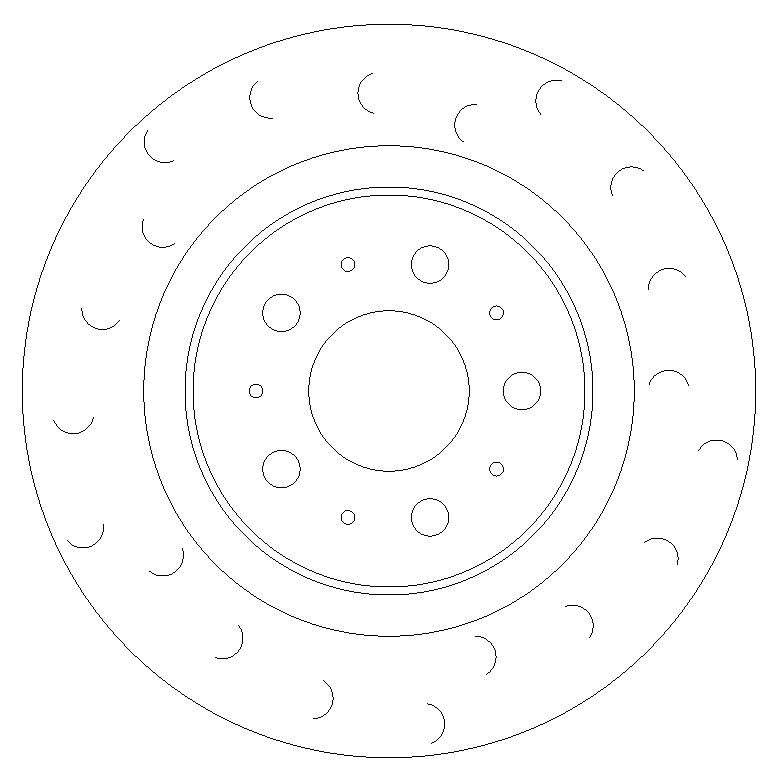 Tesla Model 3 2017- Front C-Hook Discs with DBA Street Performance Pads - Image 1